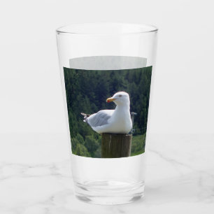 Verre Mouette au repos personnalisable Océan Nature Oise