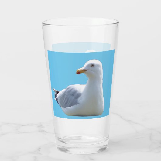 Verre Mouette Posée (Dos)