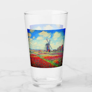 Verre Moulin à vin Monet Tulips
