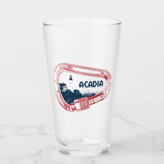 Verre mousqueton grimpeur d'Acadia (Devant)