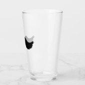 Verre Moustache noire furtive (Gauche)