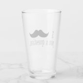 Verre Moustache toi une question (Dos)