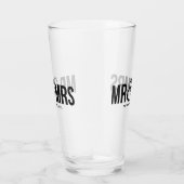 Verre Mr & Mrs Mariage Personnalisé Faveur (Droite)