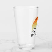 Verre Mt. Carrigain New Hampshire Retro (Droite)