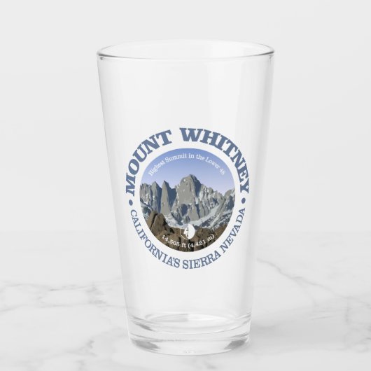 Verre Mt Whitney (Devant)