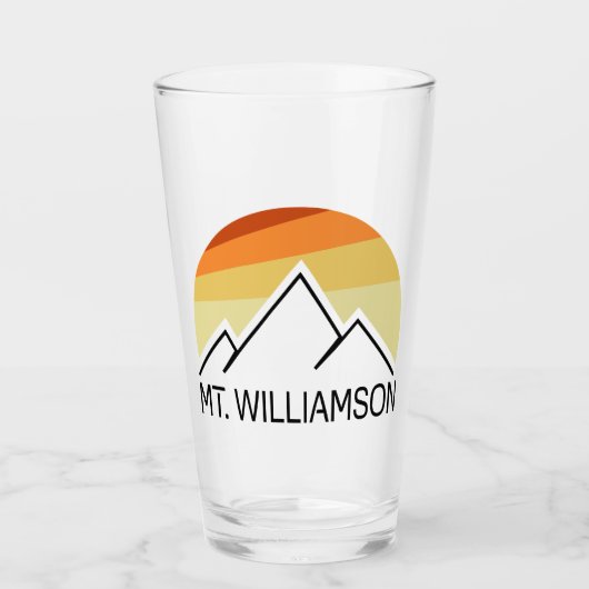 Verre Mt. Williamson California Retro (Devant)