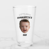 Verre Mug de visage de bébé personnalisé, Mug de nouveau (Dos)