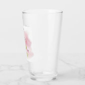Verre Musique aux fleurs de violet (Gauche)