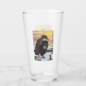 Verre Muskox - Alaska Postage (Devant)
