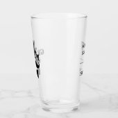 Verre Mustache de chambre classique Top Chapeau personna (Gauche)