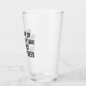 Verre N'abandonnez pas le temps que vous n'avez pas pour (Gauche)