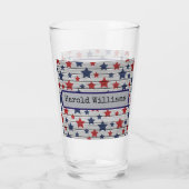 Verre Name, America Celebrating 250 years 1776-2026 Pint (Dos)