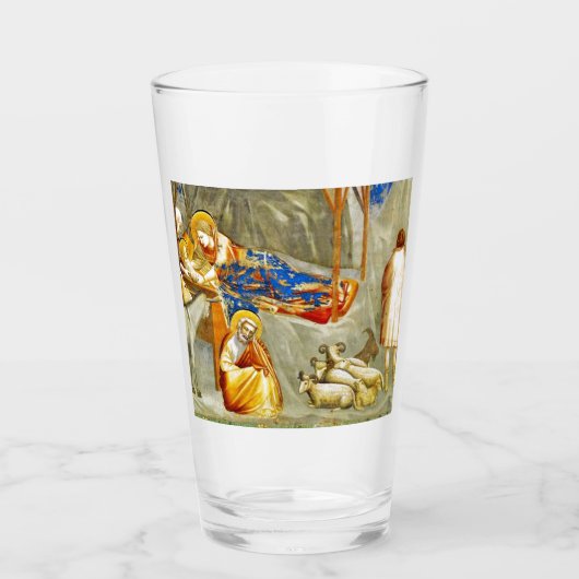 Verre Nativité Naissance de Jésus (Devant)
