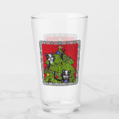 Verre Naughty Chats Escalade Christmas Tree Black Frame (Dos)