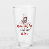Verre Naughty Est Le Nouvel Homme De Neige Nice | Noël (Dos)