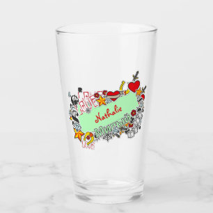 Verre Naughty Girls night out autocollant sur