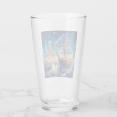 Verre Navire amarré de Noël/hiver (Dos)