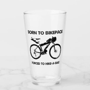 Verre Né À Bikepack Forcé À La Randonnée À Vélo
