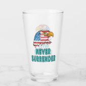 Verre Ne jamais abandonner (Dos)