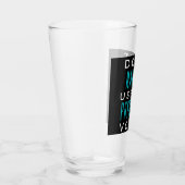 Verre Ne m'oblige pas à utiliser ma voix de médecin (Droite)