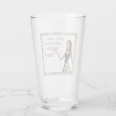 Verre "Ne Quittez Jamais La Maison Sans Votre Tiara !" (Dos)