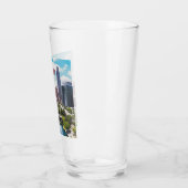 Verre Nebraska City Skyline Omaha (Gauche)