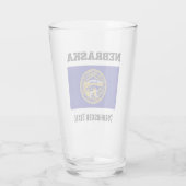 Verre Nebraska, l'État Cornhusker, (Dos)