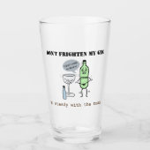 Verre N'effraie pas mon gin, va avec le tonique ! (Devant)
