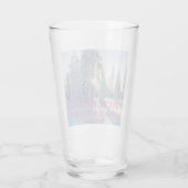 VERRE NEIGE, ARBRES, LE SOLEIL, PRÊT À NOËL (Dos)