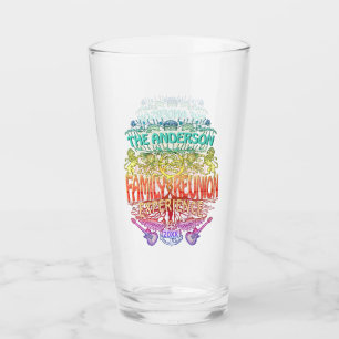 Verre Néon de logo de concert de bande de la Réunion d