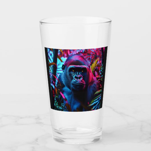 Verre Neon Gorilla (Devant)