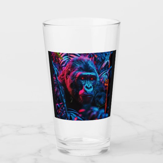 Verre Neon Gorilla (Devant)