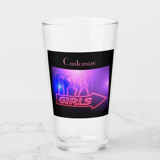 Verre Neon Pink Girls Sign Thunder_cove (Dos)