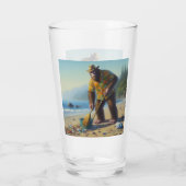 Verre Nettoyage de la plage (Dos)
