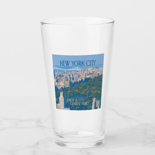 Verre New York | Profitez de Central Park (Devant)