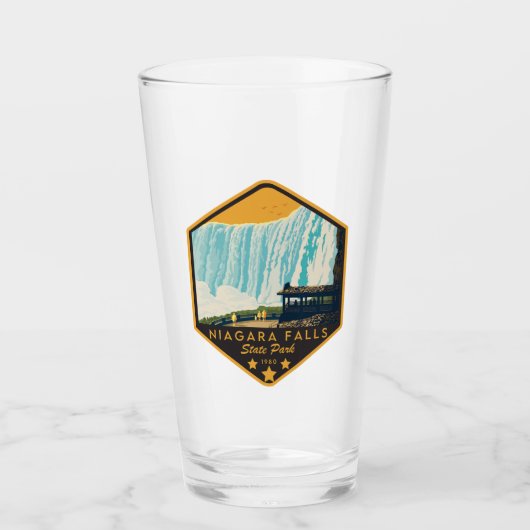 Verre Niagara Falls State Park Pint Glass (Devant)