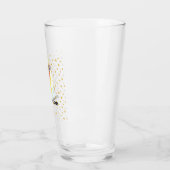 Verre No-Prob-Llama Drôle Mignonne Llama avec étoiles (Gauche)