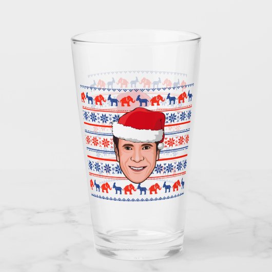 Verre Noël ANDREW CUOMO (Devant)