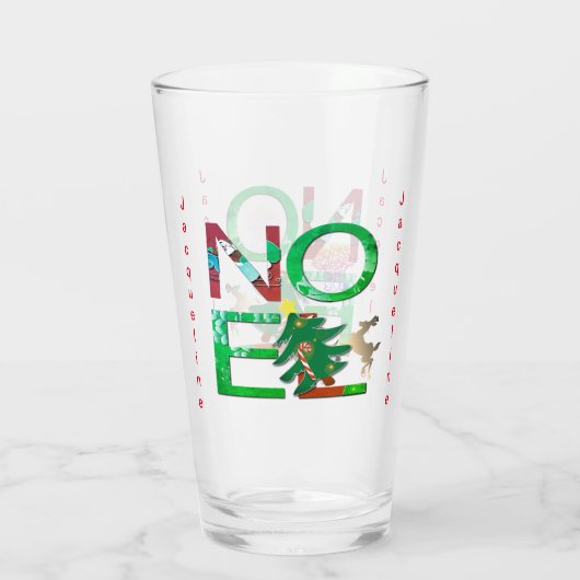Verre Noel Christmas Glass Cup (Dos)