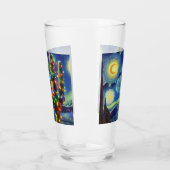 Verre Noël dans le désert Sud-Ouest Saguaro Cactus (Gauche)