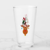 Verre Noel Deer Bells Bauble Rudolf Snowflakes Noël (Devant)