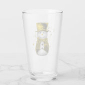 Verre Noël du motoneige mignon or (Dos)