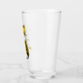 Verre Noël du motoneige mignon or (Gauche)
