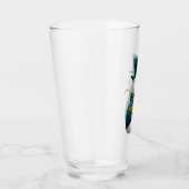 Verre Noël du motoneige vert mignon (Droite)