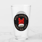 Verre Noël en métal lourd (Dos)