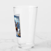 Verre Noël/Hiver Deer Lodge (Gauche)