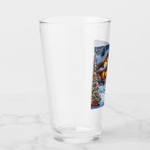 Verre Noël/Hiver Deer Lodge (Droite)