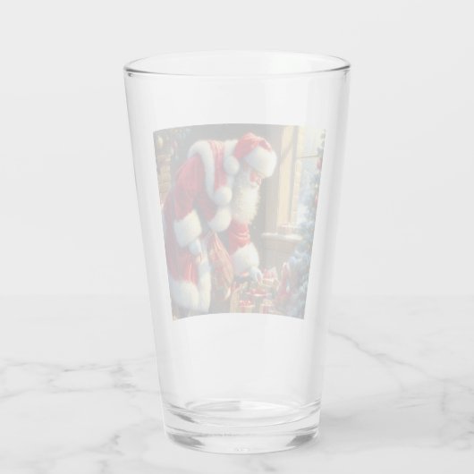 Verre Noël Père Noël 3 (Dos)