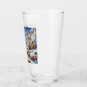 Verre Noël Père Noël 6 (Gauche)