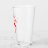 Verre Noël Père Noël Red Glass Cup (Gauche)